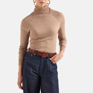 Wide Covered Leather Buckle Belt