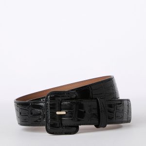 Black Classic Vintage Croc swatch